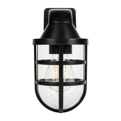 Marina Outdoor LED Wall Light in Black, Brass or White Havit Lighting - HV3511W - Mases LightingHavit Lighting