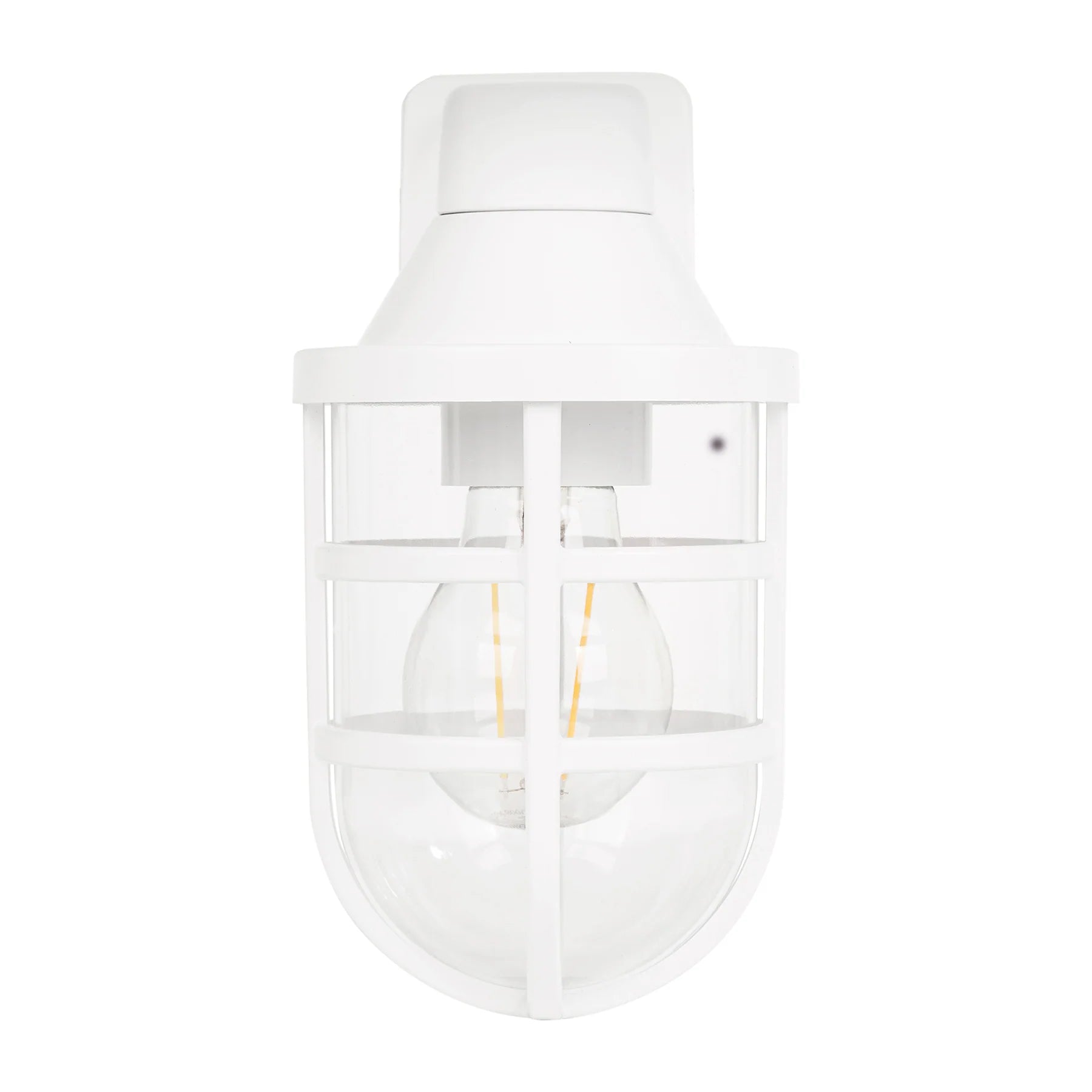 Marina Outdoor LED Wall Light in Black, Brass or White Havit Lighting - HV3511W - Mases LightingHavit Lighting