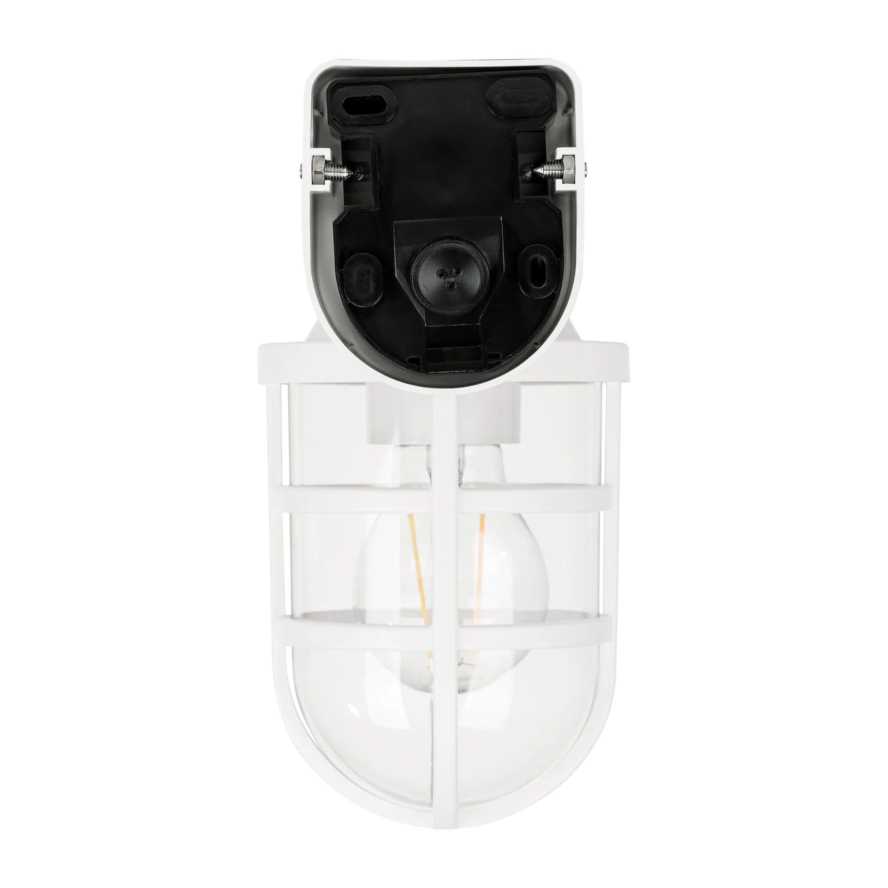 Marina Outdoor LED Wall Light in Black, Brass or White Havit Lighting - HV3511W - Mases LightingHavit Lighting
