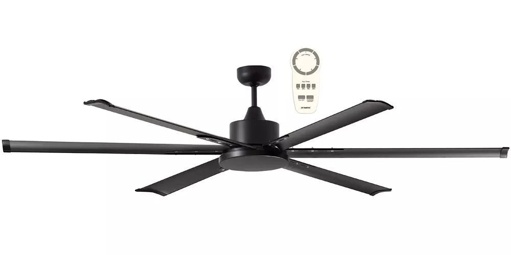 Martec Albatross 72" Large DC Ceiling Fan 6 Blades in White, Black or Brushed Nickel