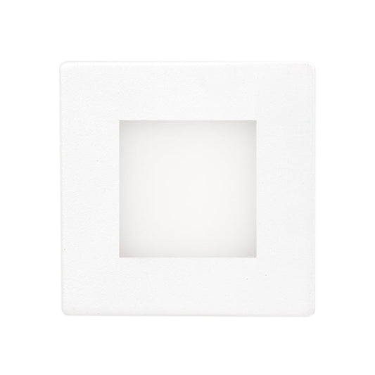 Martec Aspen 3W LED Tricolour IP54 Reccessed Step Light Matt Black or White - Mases LightingMartec