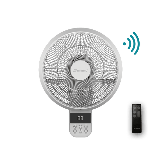 Martec Avalon DC 14″ Smart Wall Fan With Remote Control - Mases LightingMartec