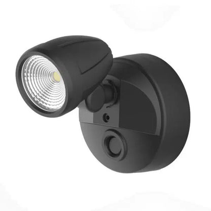 Martec Bandit double head floodlight, 2 x 12W tri-colour, IP54 weatherproof
