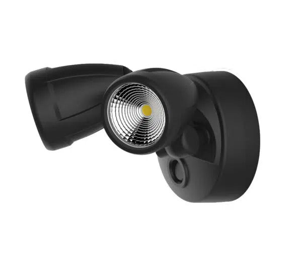 Martec Bandit LED security light, adjustable heads, IP54 exterior — Martec