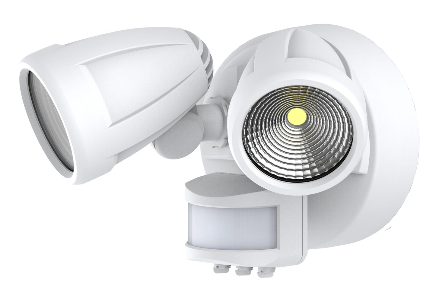 Martec Bandit exterior LED security light, 3000K/4000K/5000K switchable