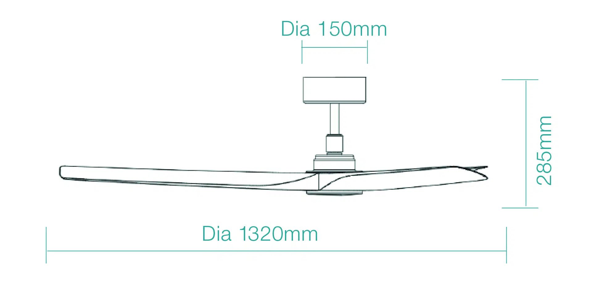 Martec Cordoba DC 52″ Smart Ceiling Fan With WIFI Remote Control + LED light | Martec Lighting - Mases LightingMartec