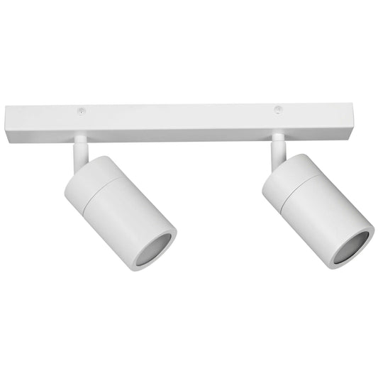 Martec Crest Surface Mount Spotlight Tracklights White / Matt Black 220 - 240V IP65 - MLCS2 - Mases LightingMartec