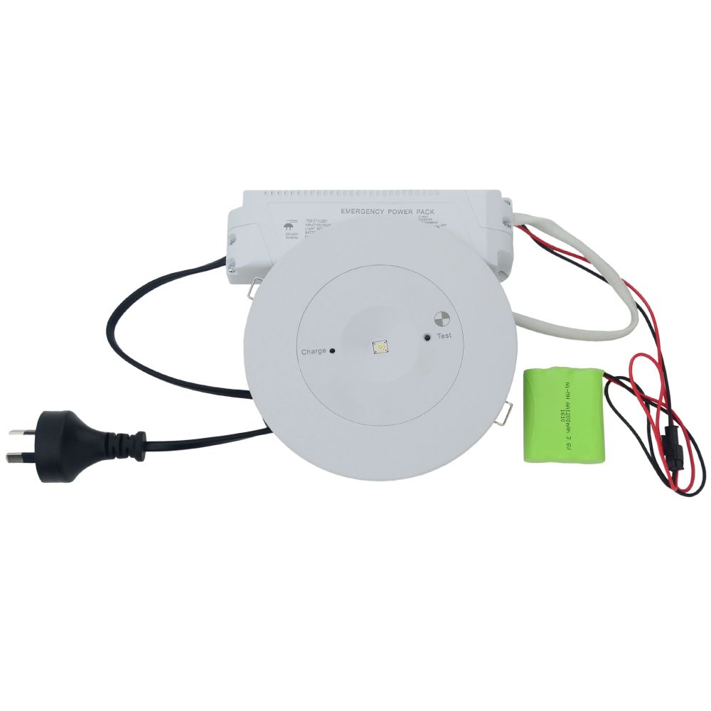 Martec Slimfire emergency light, Li-ion battery, 74-80mm cut-out, IP20