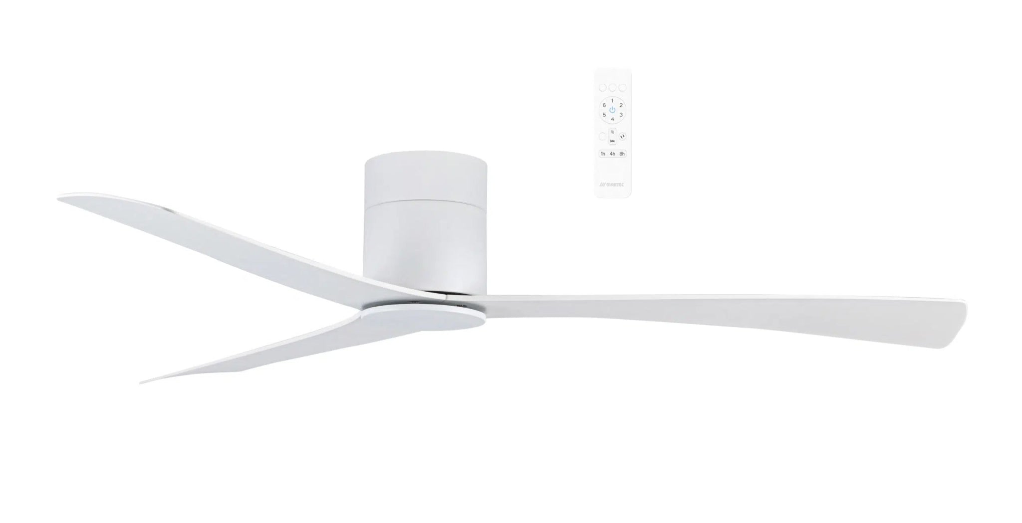 Martec Metro DC 52″ Smart Ceiling Fan With WIFI Remote Control in White, Black or White Oak - Mases LightingMartec