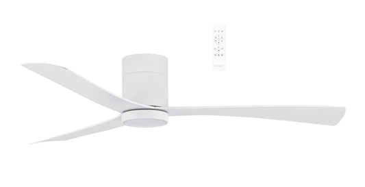 Martec Metro DC 52″ Smart Ceiling Fan With WIFI Remote Control + LED light in White, Black or White Oak - Mases LightingMartec