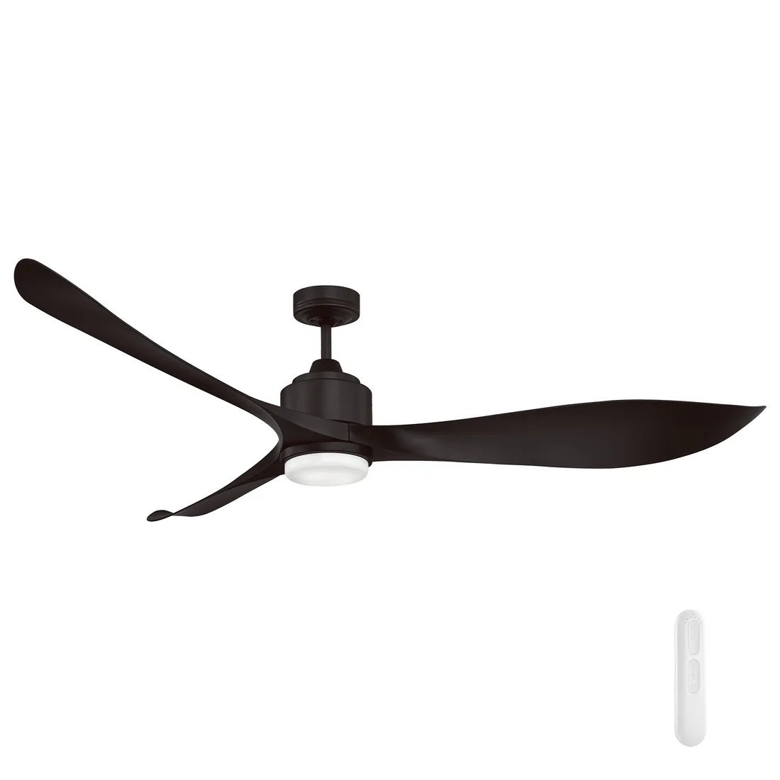 Mercator Eagle XL 168cm DC Ceiling Fan with LED Light and Remote in Graphite, Oil Rubbed Bronze, White and Black - Mases LightingMercator