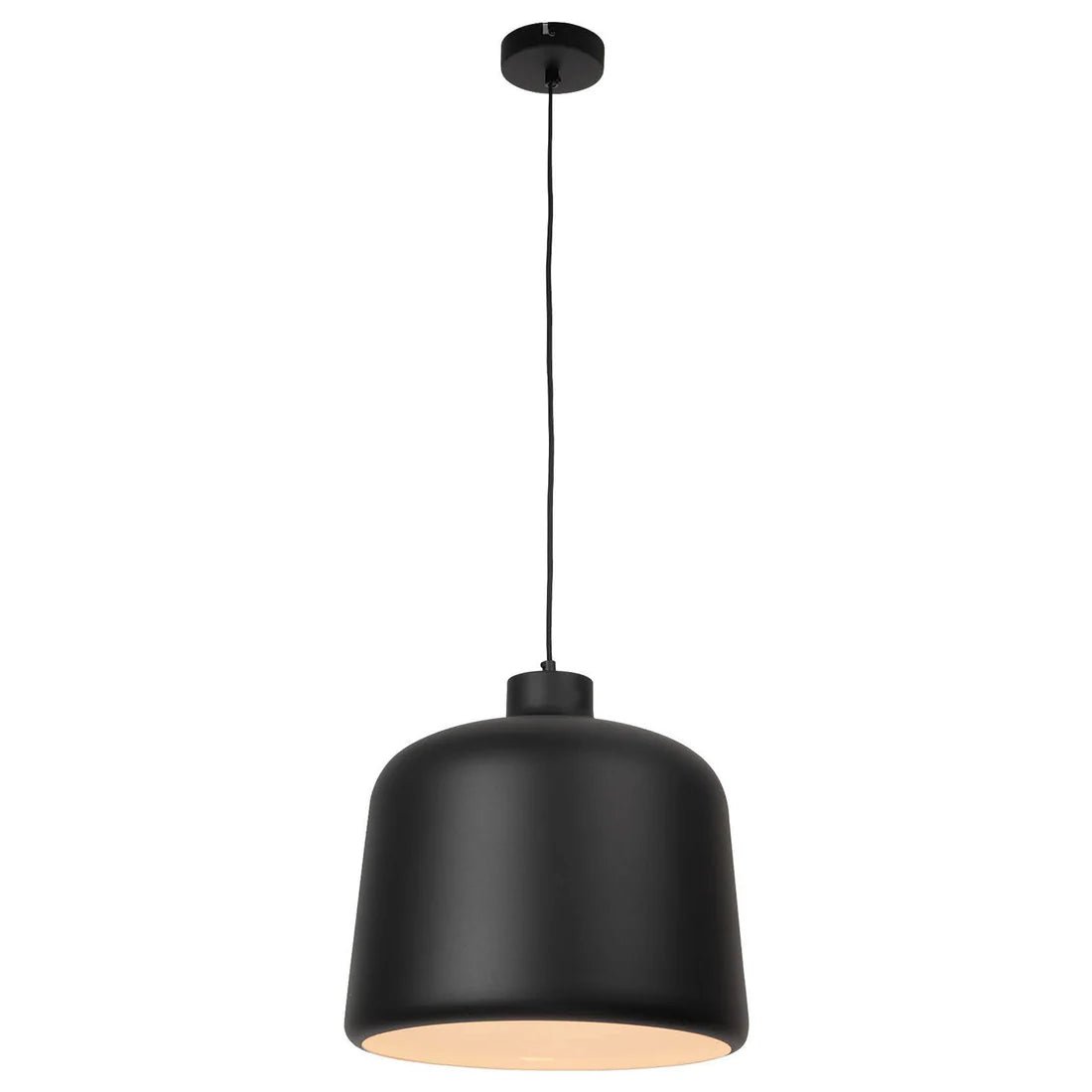 Mercator Felton 1Lt Light Large Pendant MPLS511BLK - L - Mases LightingMercator