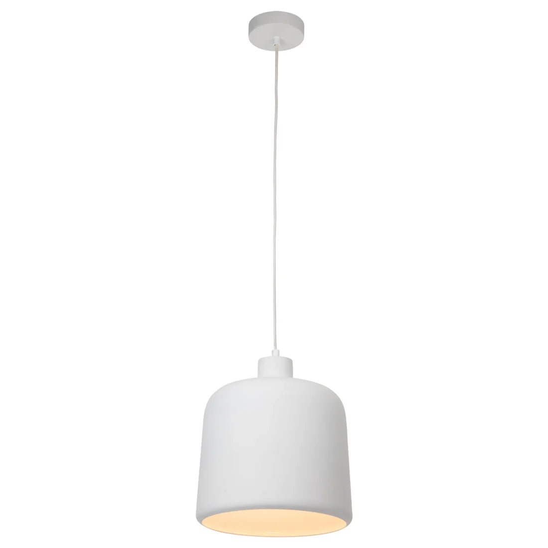 Mercator Felton 1Lt Light Small Pendant MPLS511WHT - S - Mases LightingMercator