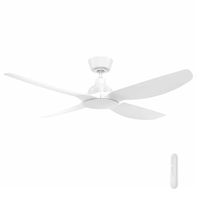 Mercator Jota 4B DC Ceiling Fan 52" White FC2110134WH - Mases LightingMercator