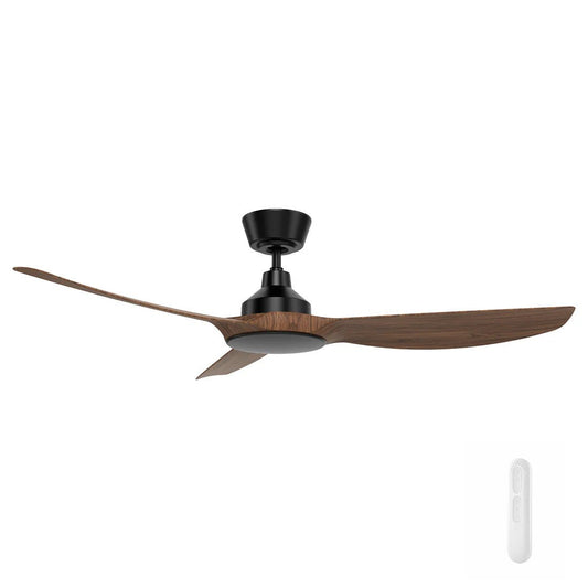 Mercator Jota DC Ceiling Fan 52" White, Black or Dark Timber FC2110133 - Mases LightingMercator