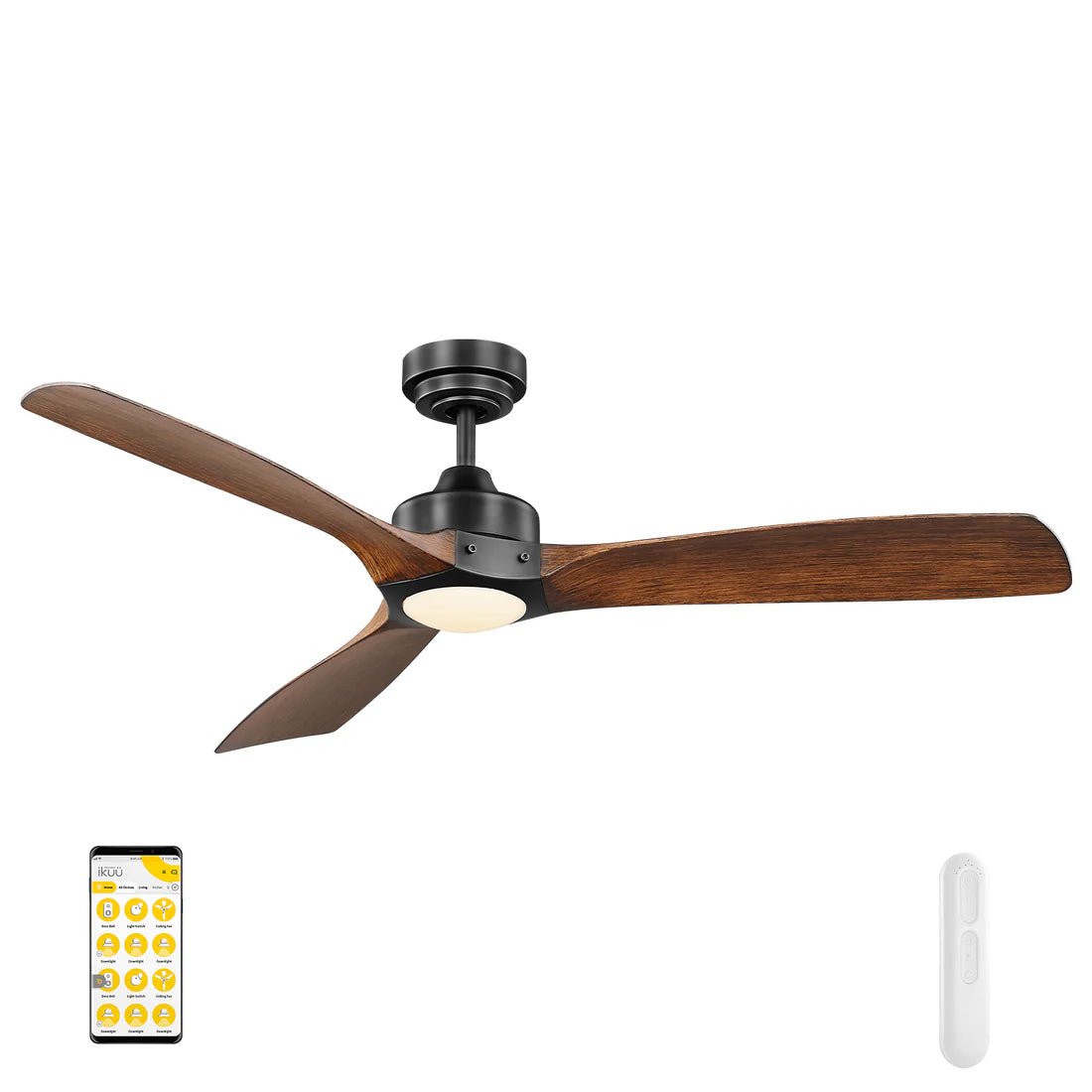 Mercator Minota Smart DC Ceiling Fan Wi - Fi With Light or Without Light - Mases LightingMercator
