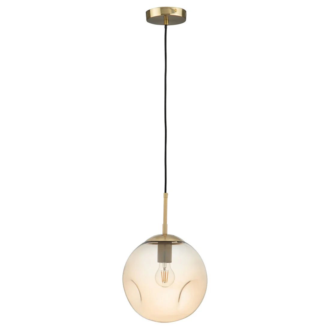 Mercator Paddington 1Lt Small Pendant Light MPLS030S - AMB - Mases LightingMercator