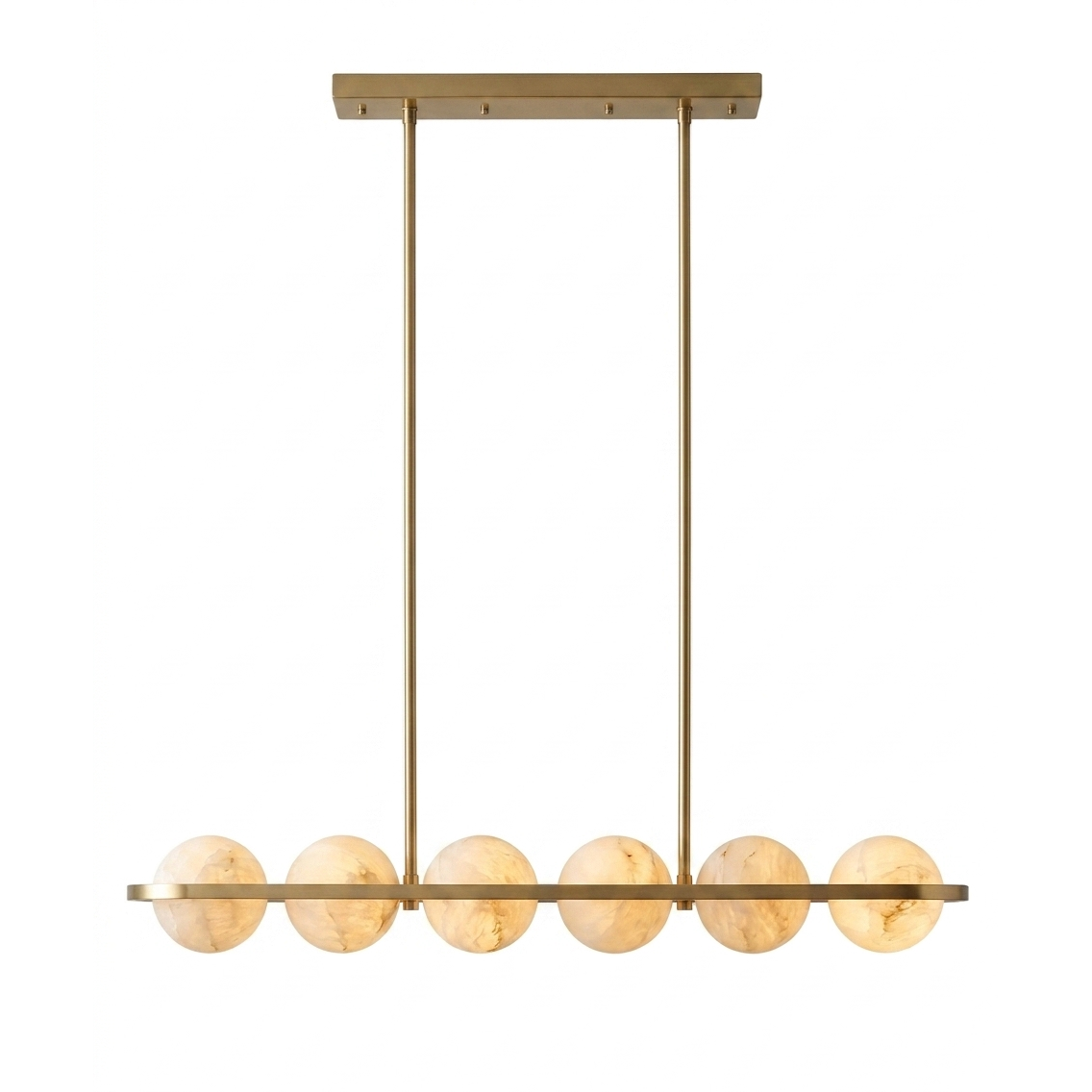 The Meridian 6 Light Linear Pendant | Lighting Creations