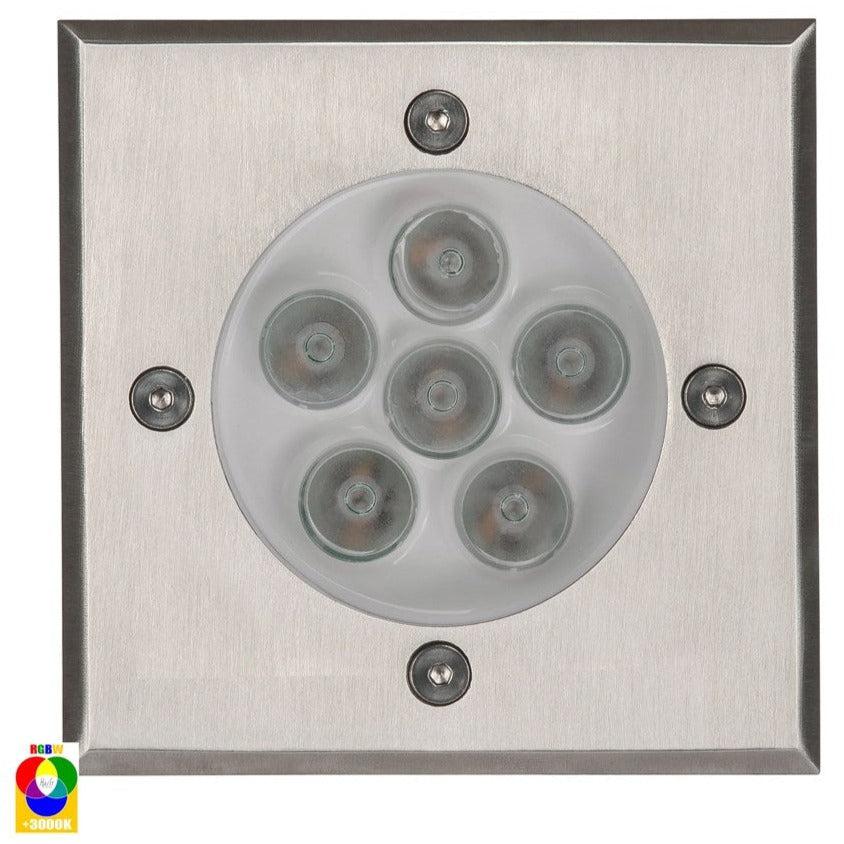 Metro LED inground Light Square 316 Stainless Steel RGBW Havit Lighting - HV1701RGBW - Mases LightingHavit Lighting