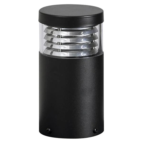 Mini Louvred LED Bollard Light TRI Colour in Black or 316 Stainless Steel Havit Lighting - HV1615T