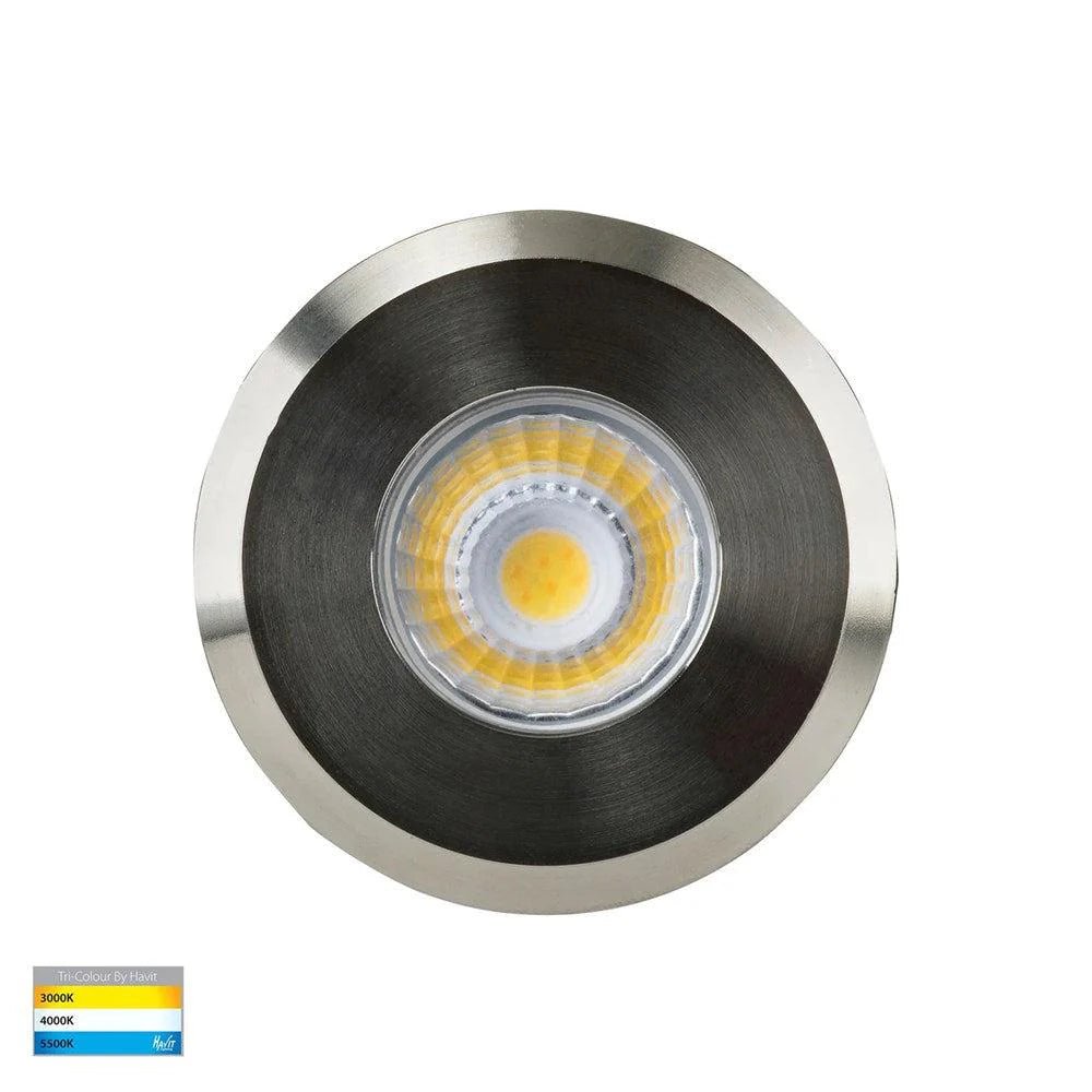 Mini Ollo LED Step or inground Light in Black, Copper or 316 Stainless Steel Havit Lighting - HV2892T - Mases LightingHavit Lighting