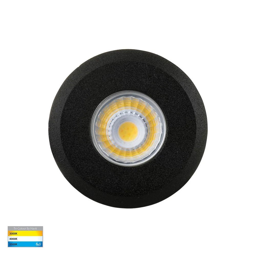Mini Ollo LED Step or inground Light in Black, Copper or 316 Stainless Steel Havit Lighting - HV2892T - Mases LightingHavit Lighting