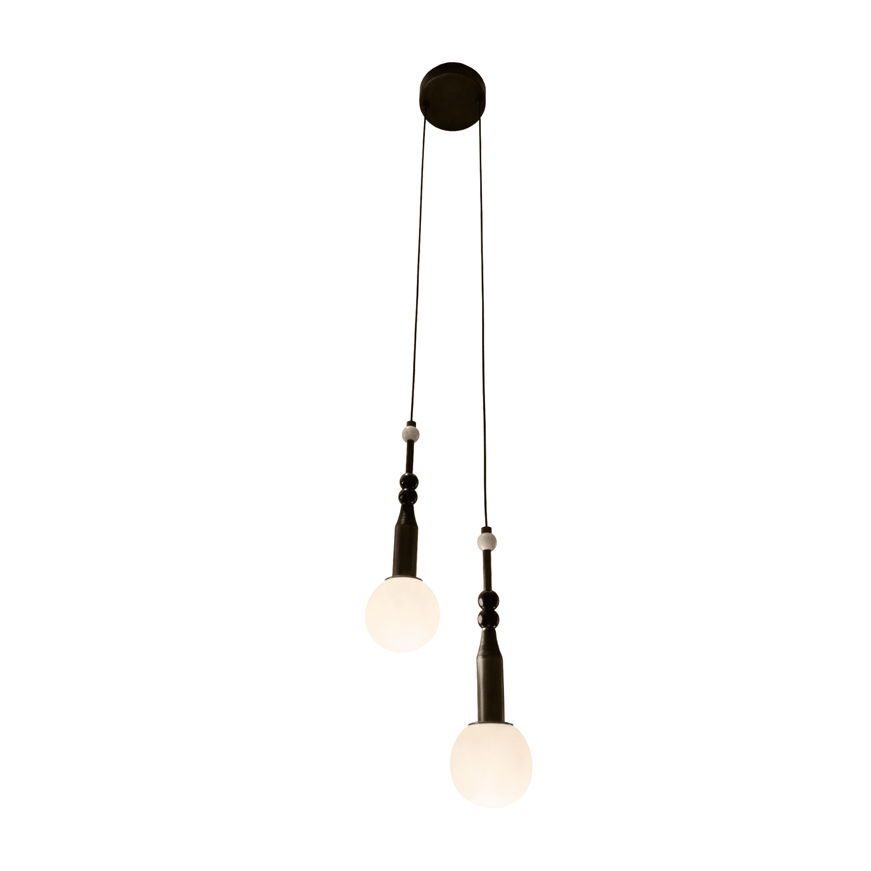 Moreno Pendant Light Single or Two Lights – Matte Bronze  | Lighting Creations