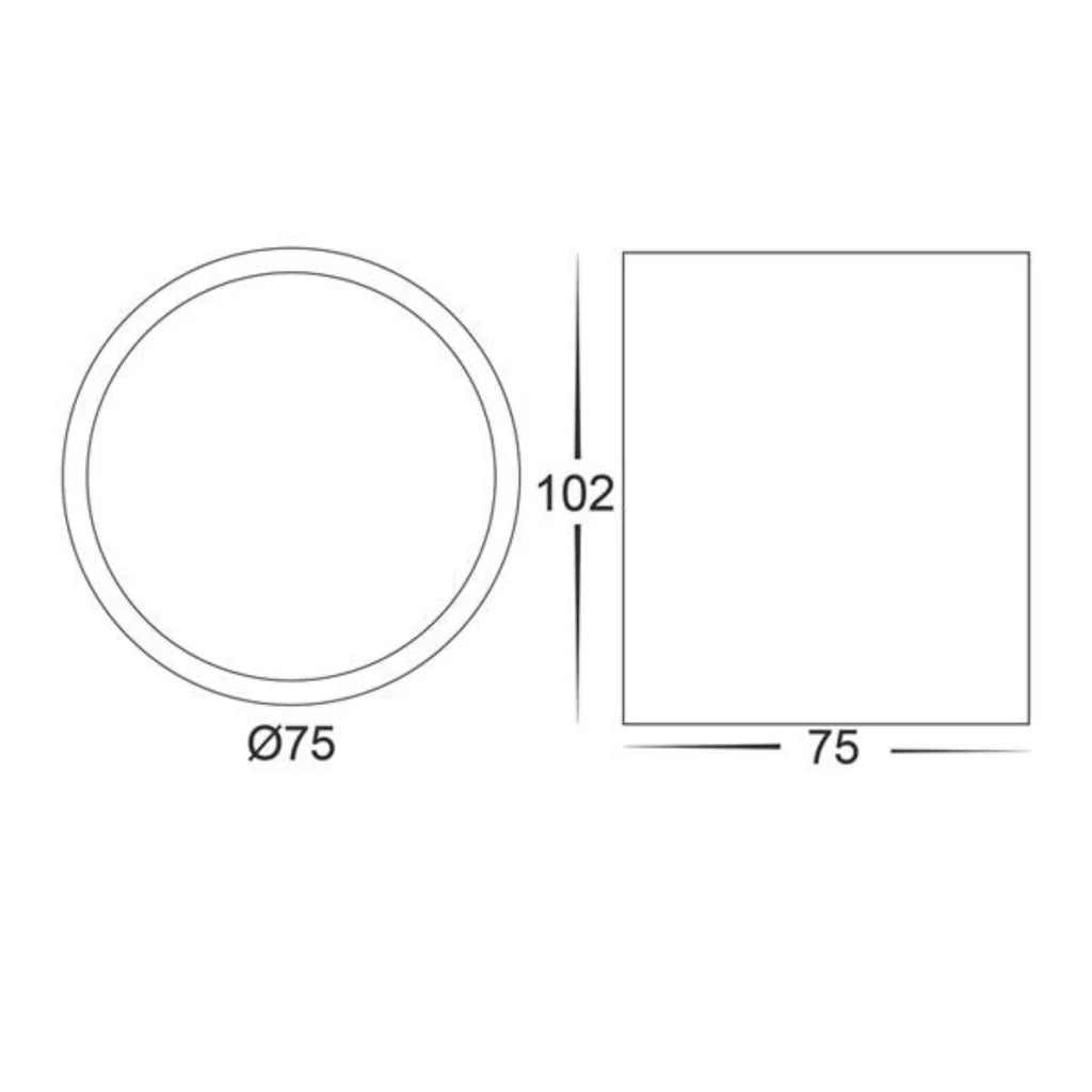 Nella LED Downlight 7w Black, White CCT HV5812T-BLK, HV5812T-WHT Havit Lighting