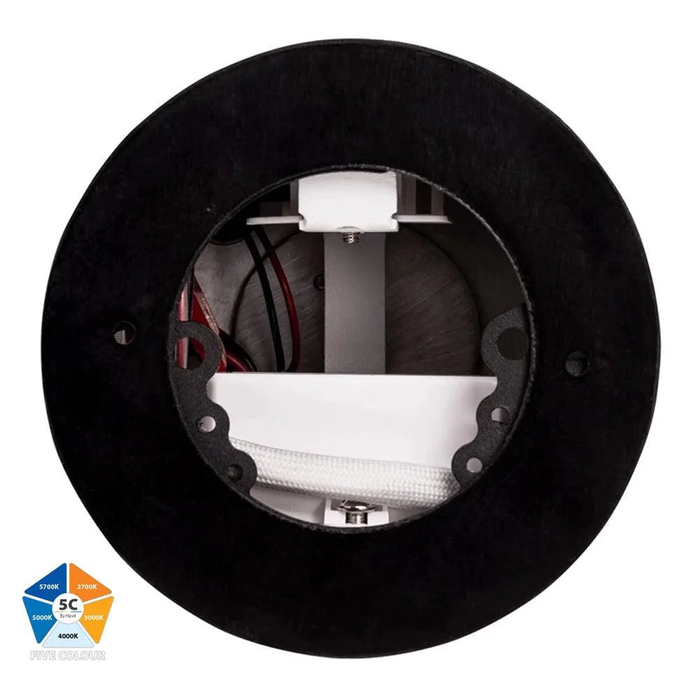 Nella Surface Mounted LED Downlight 12w Black, White CCT HV5842S-BLK-EXT, HV5842S-WHT-EXT Havit Lighting