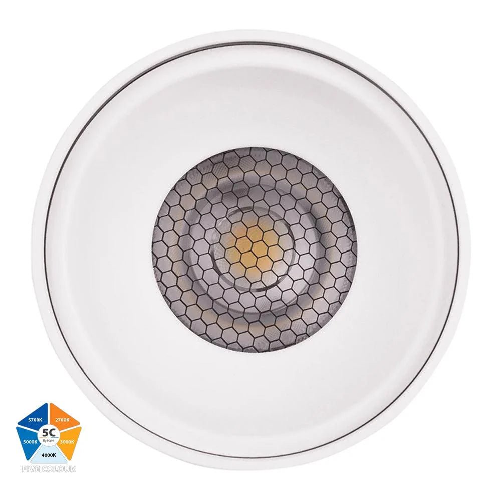 Nella Surface Mounted LED Downlight 12w Black, White CCT HV5842S-BLK, HV5842S-WHT Havit Lighting