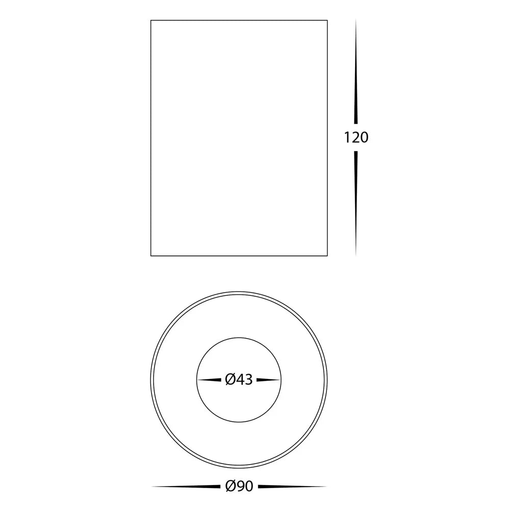 Nella Surface Mounted LED Downlight 12w Black, White CCT HV5842S-BLK, HV5842S-WHT Havit Lighting