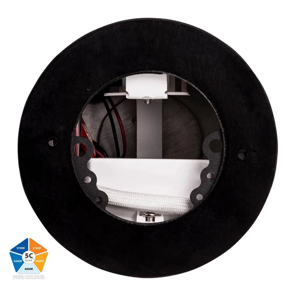 Nella Surface Mounted LED Downlight 12w Black, White CCT HV5842S-BLK, HV5842S-WHT Havit Lighting