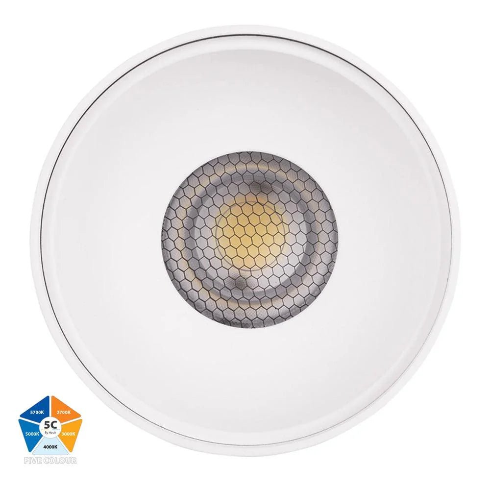 Nella Surface Mounted LED Downlight 18w Black, White CCT HV5843S-BLK, HV5843S-WHT Havit Lighting