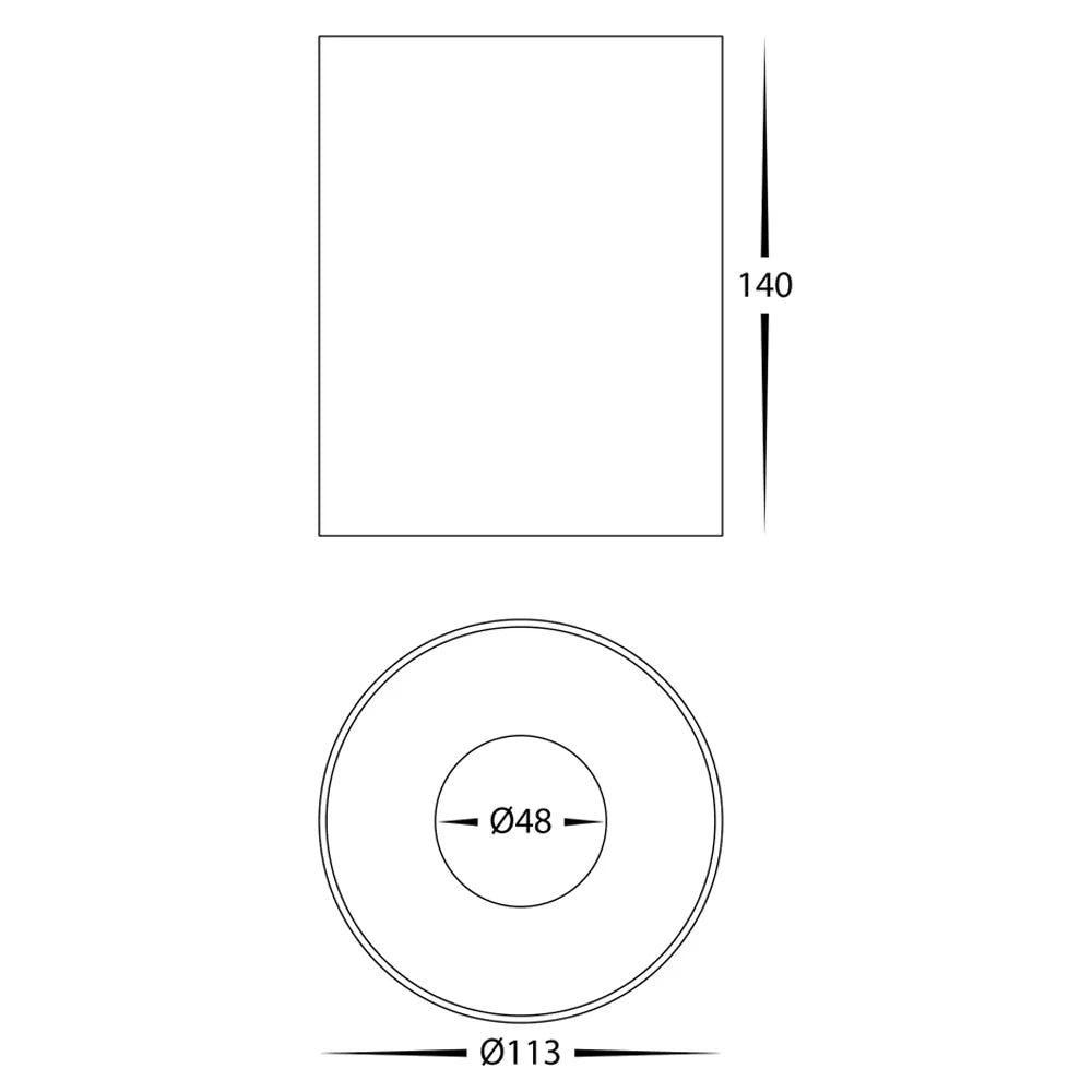 Nella Surface Mounted LED Downlight 18w Black, White CCT HV5843S-BLK, HV5843S-WHT Havit Lighting