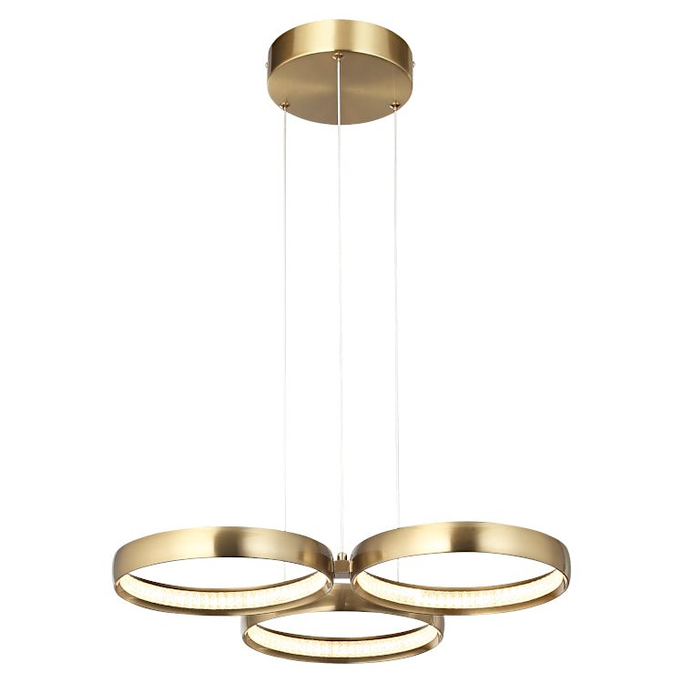 Olympus 3 Light LED Pendant Gold, White or Black - Mases LightingCougar Lighting