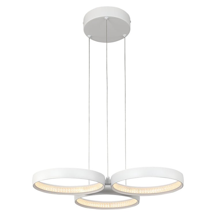 Olympus 3 Light LED Pendant Gold, White or Black