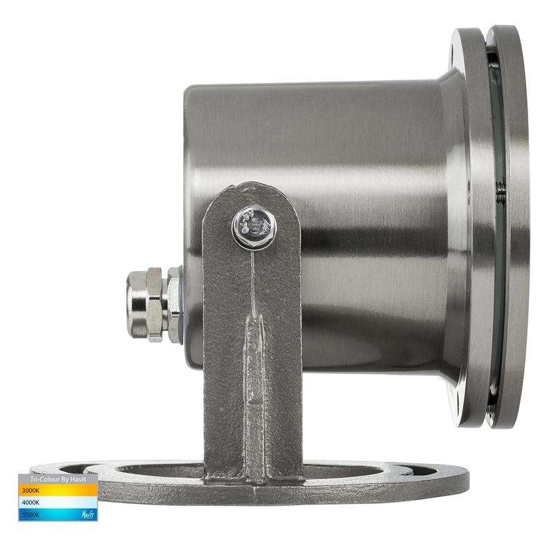 Onder LED Pond Light TRI Colour 5w in 316 Stainless Steel Havit Lighting - HV1491T - Mases LightingHavit Lighting
