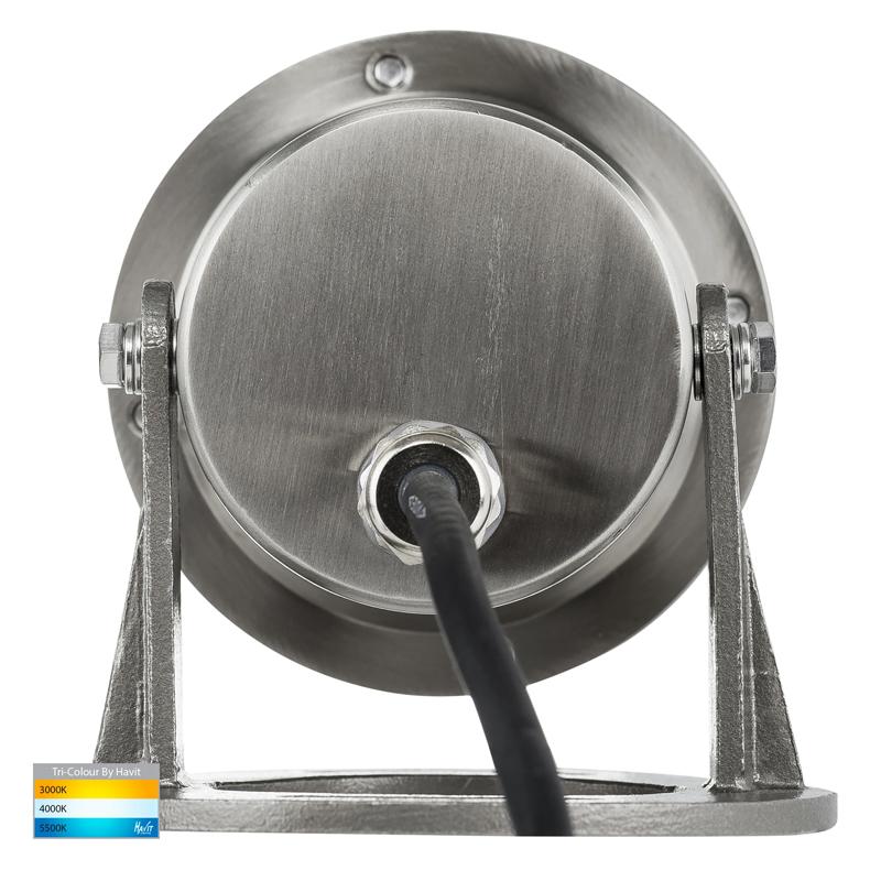 Onder LED Pond Light TRI Colour 5w in 316 Stainless Steel Havit Lighting - HV1491T - Mases LightingHavit Lighting