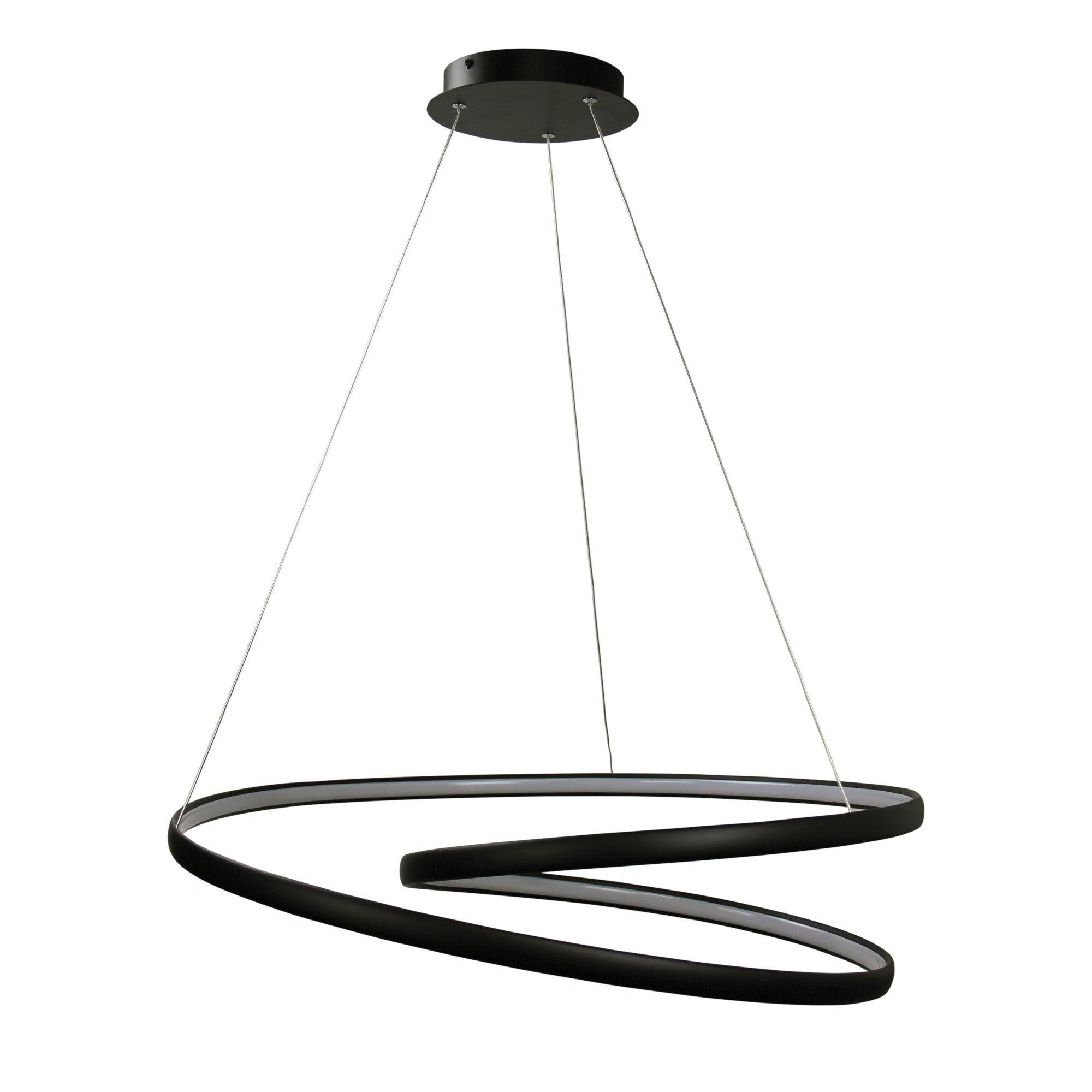 Oriel INFINITY - Modern LED Spiral Ring Pendant - CCT