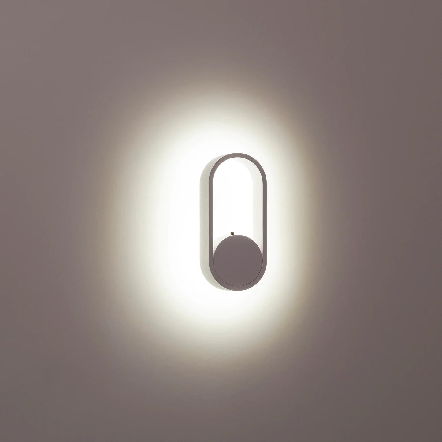 Ovale Indoor LED Wall Light in Black, Black/Brass, White, White/Brass Havit Lighting - HV8080T - Mases LightingHavit Lighting