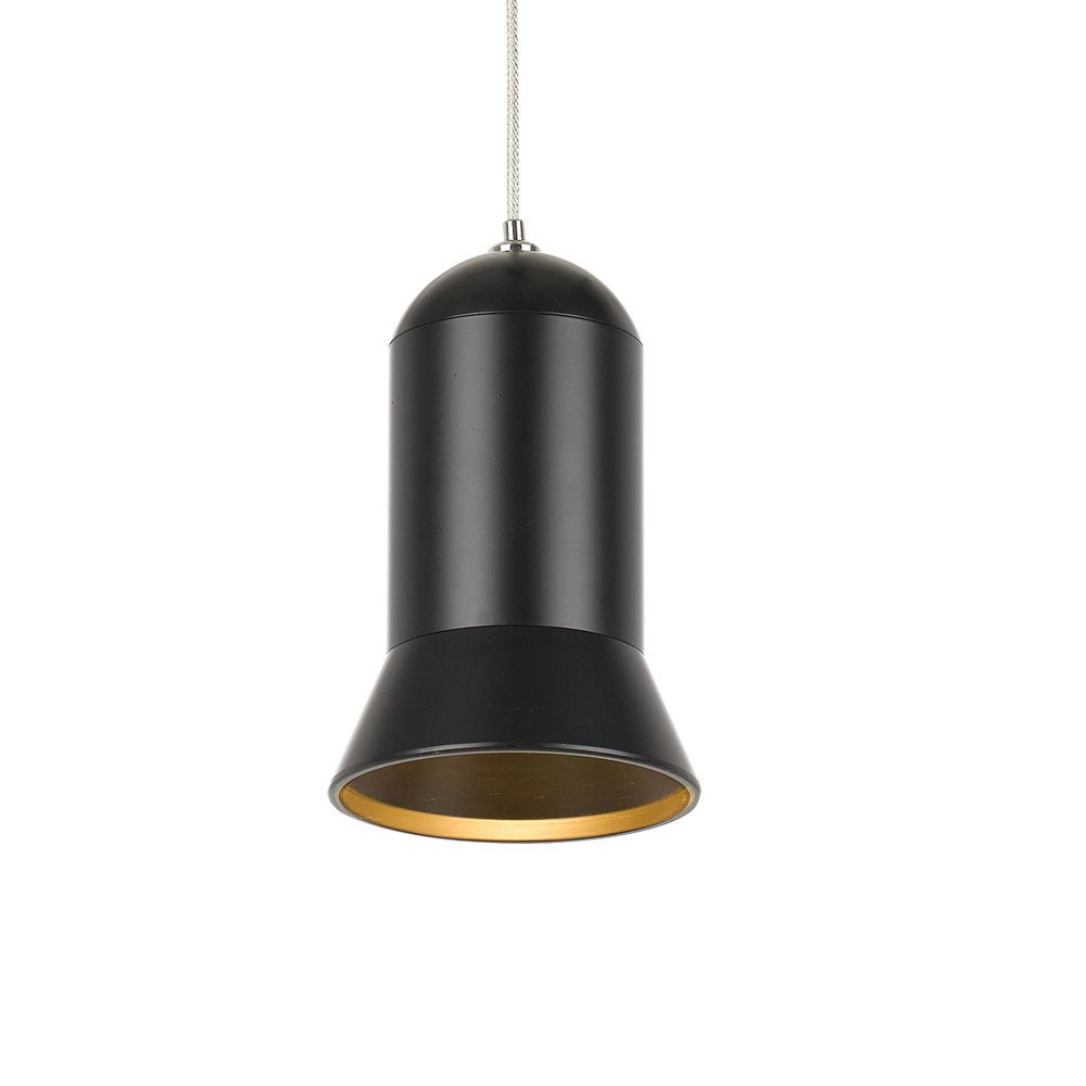 Parker 10 Watt Dimmable LED Pendant Small Black / Warm White - PARKER PE9-BK