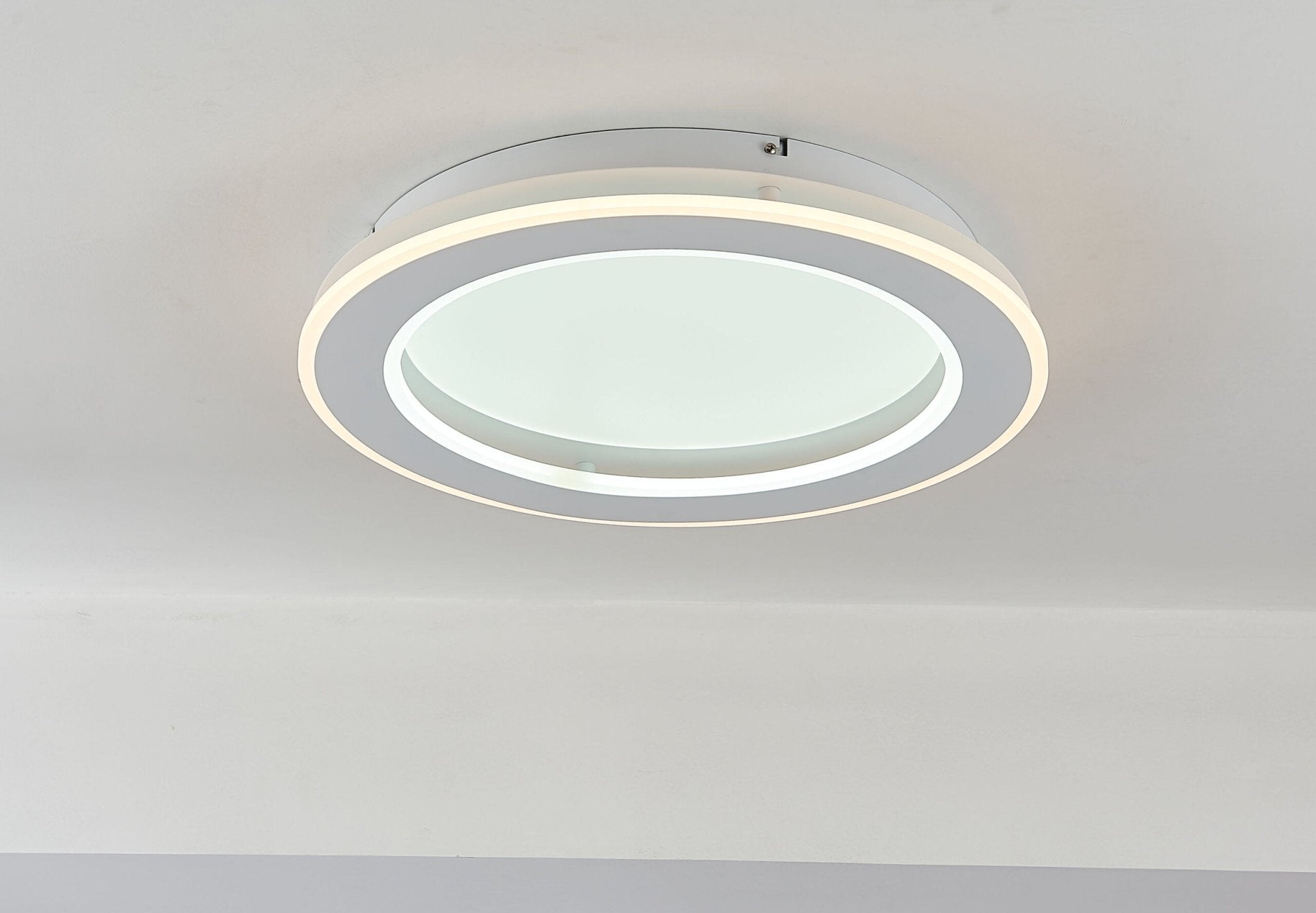 PHL Athens Round Tri Colour Oyster Ceiling Light - Mases LightingPHL