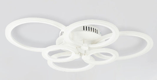 PHL Mykonos With Remote Control Tri Colour Oyster Ceiling Light - Mases LightingPHL