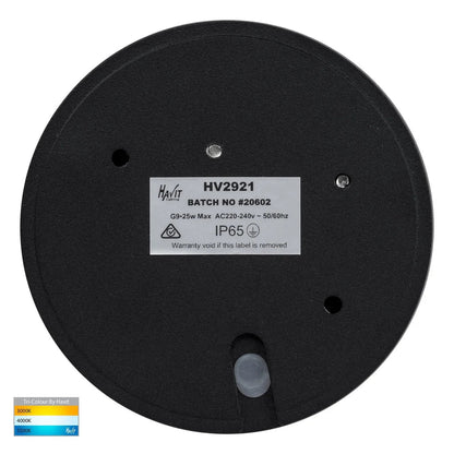 Pinta Step Light with Eyelid Matt Black Havit Lighting - HV2921 - HV2924 - Mases LightingHavit Lighting