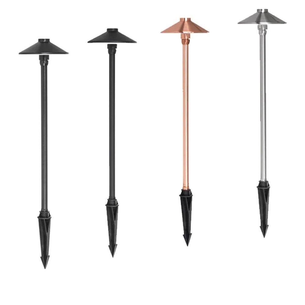 Polari LED Spike Light CCT 3w Antique Brass, Black, Copper, SS316 Havit Lighting - HV1452T - Mases LightingHavit Lighting