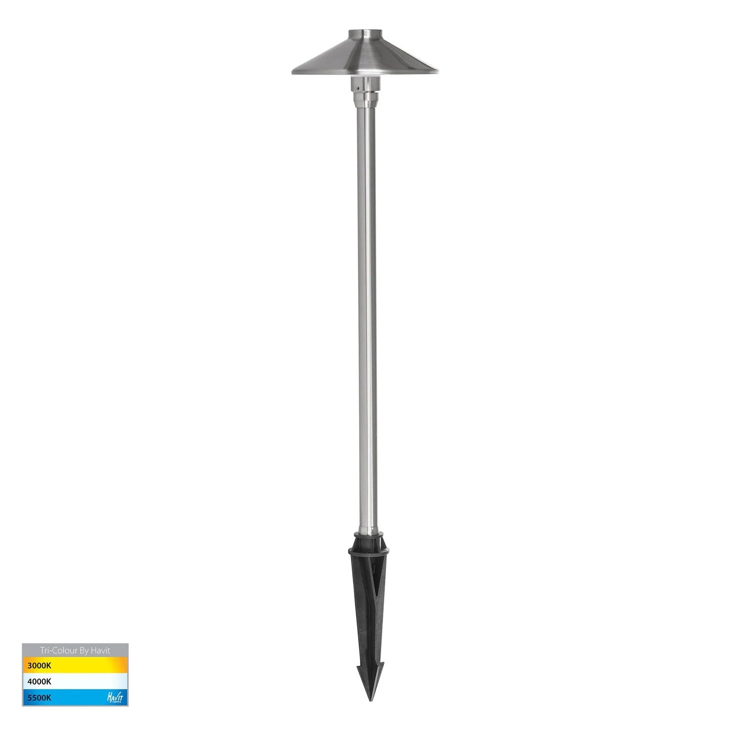 Polari LED Spike Light CCT 3w Antique Brass, Black, Copper, SS316 Havit Lighting - HV1452T - Mases LightingHavit Lighting