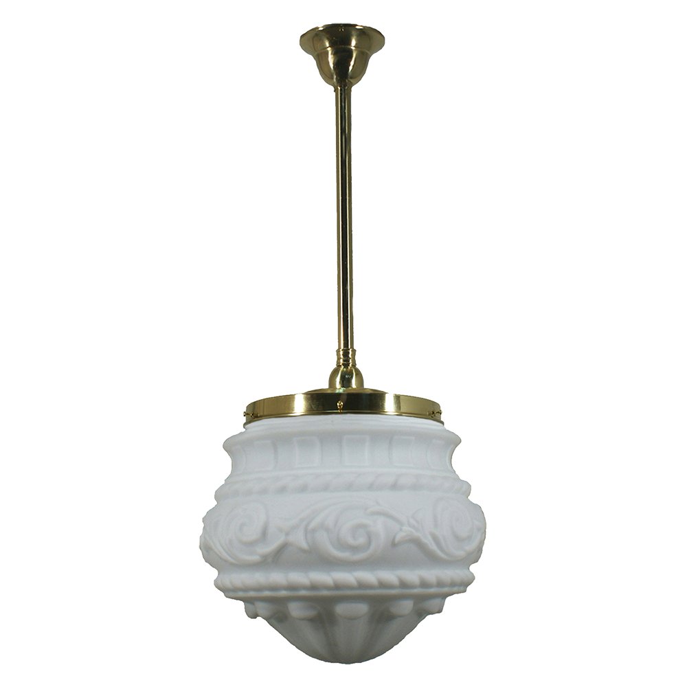 PREMIER 8" or 12" ROD Pendant Light - Black/Chrome/Polished Brass - Mases LightingLode Lighting