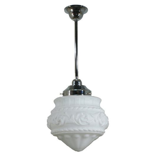 PREMIER 8" or 12" ROD Pendant Light - Black/Chrome/Polished Brass - Mases LightingLode Lighting