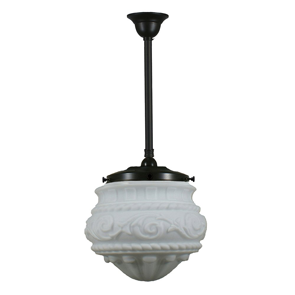 PREMIER 8" or 12" ROD Pendant Light - Black/Chrome/Polished Brass - Mases LightingLode Lighting