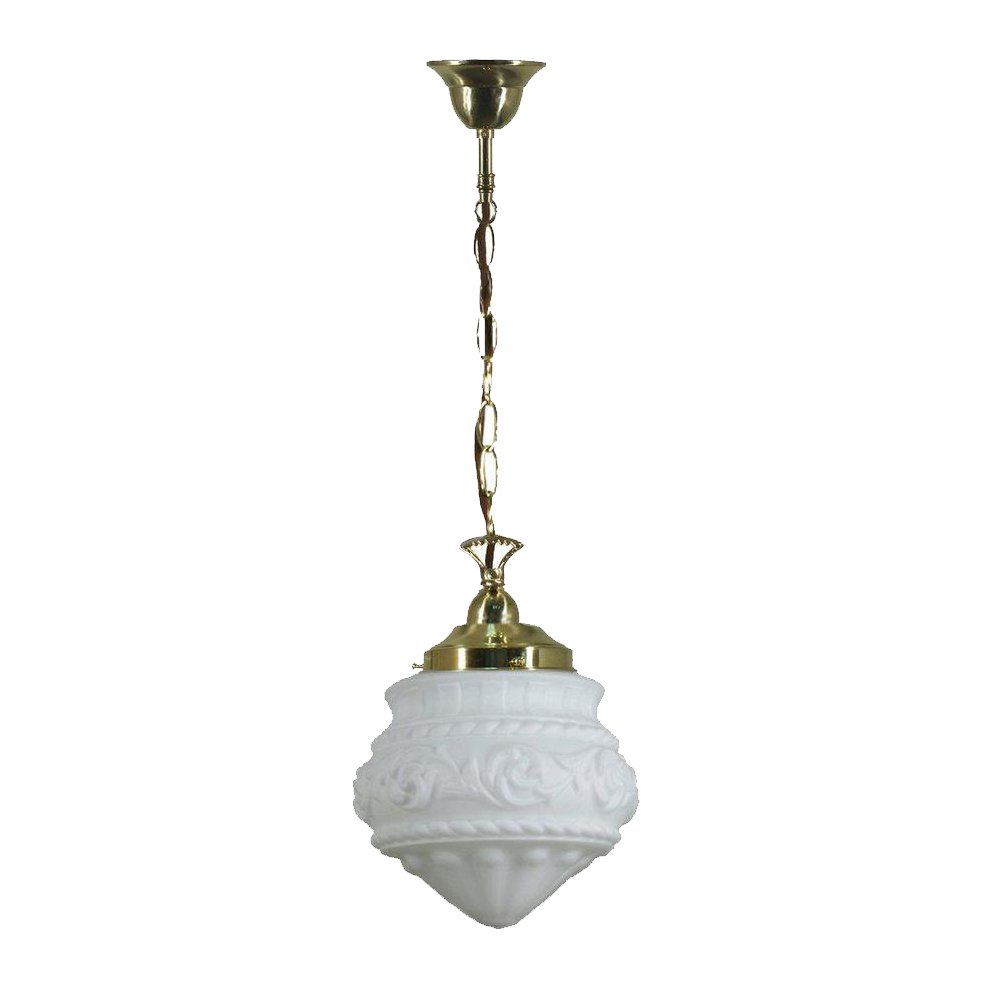 PREMIER 8" Single CHAIN Pendant Light - Black/Chrome/Polished Brass - Mases LightingLode Lighting